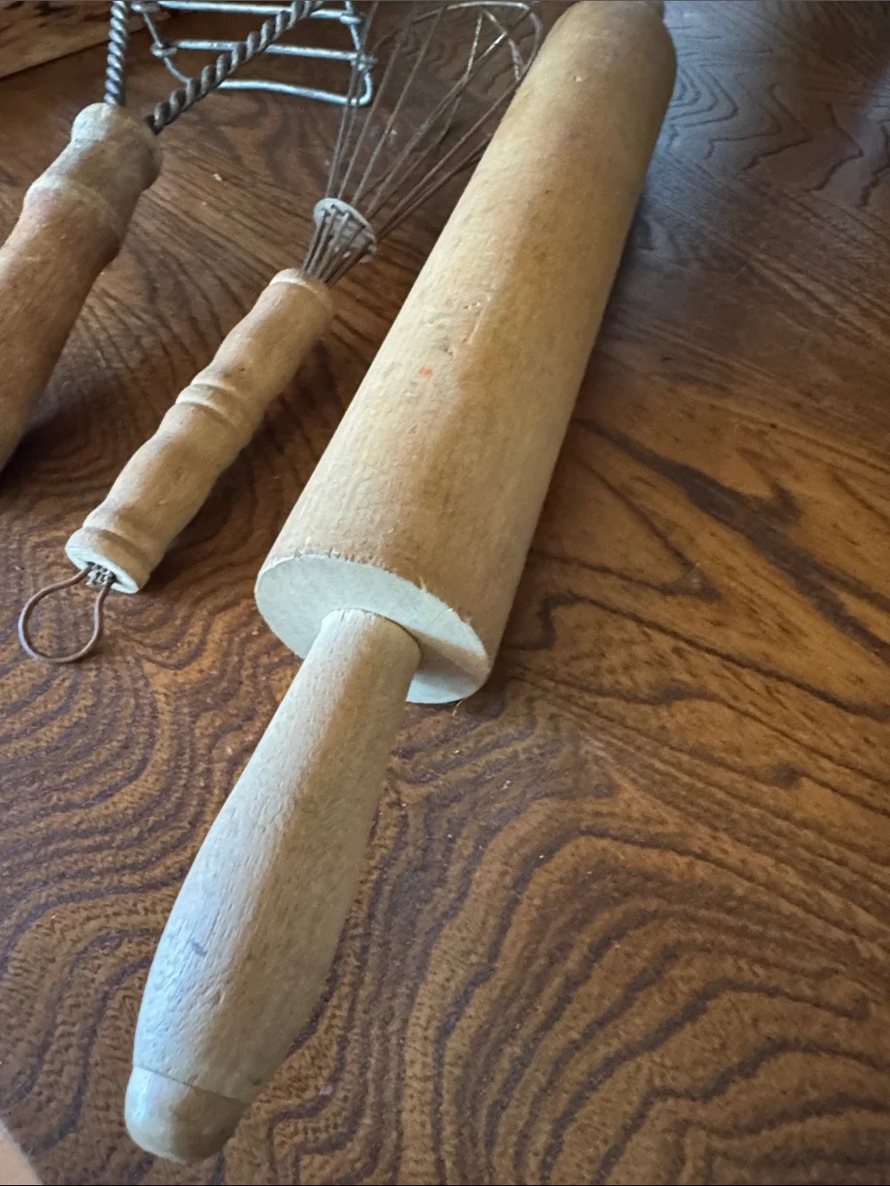 Rustic Primitife Farmhouse Wooden Kitchen hand tools for use or display